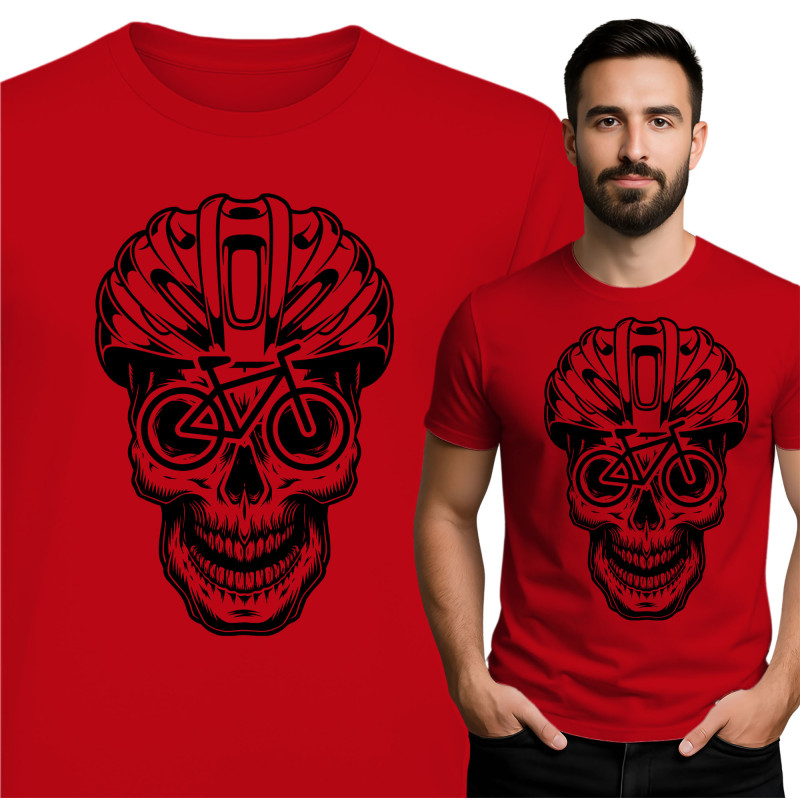 Biker Skull Graphic Tee