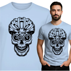 Biker Skull Graphic Tee