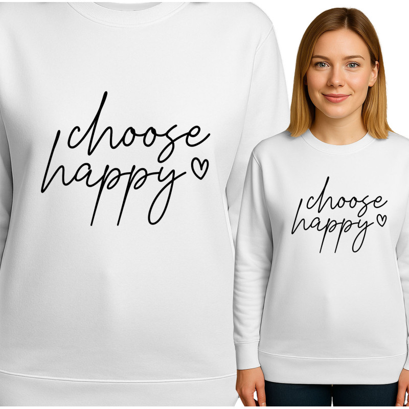 Choose Happy Sweater