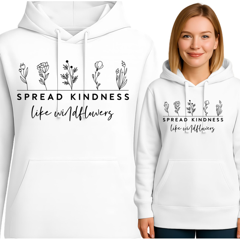 Hoodie 'Verspreid Vriendelijkheid'