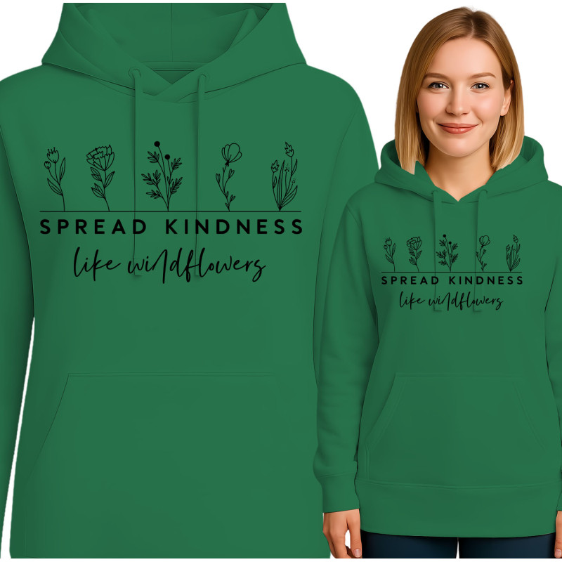 Hoodie 'Verspreid Vriendelijkheid'