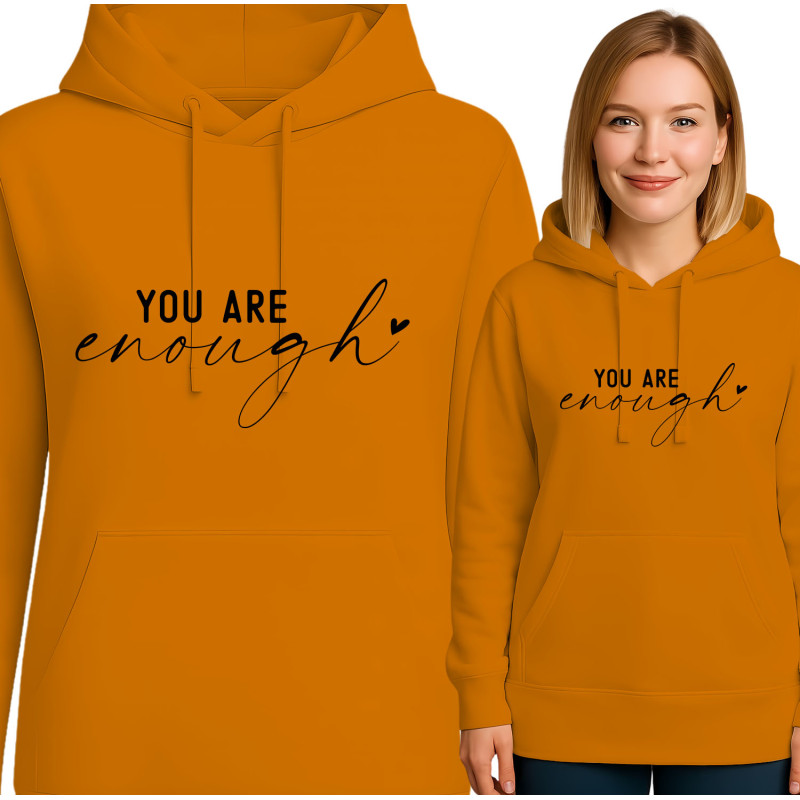 Inspirerende Hoodie - Je Bent Genoeg