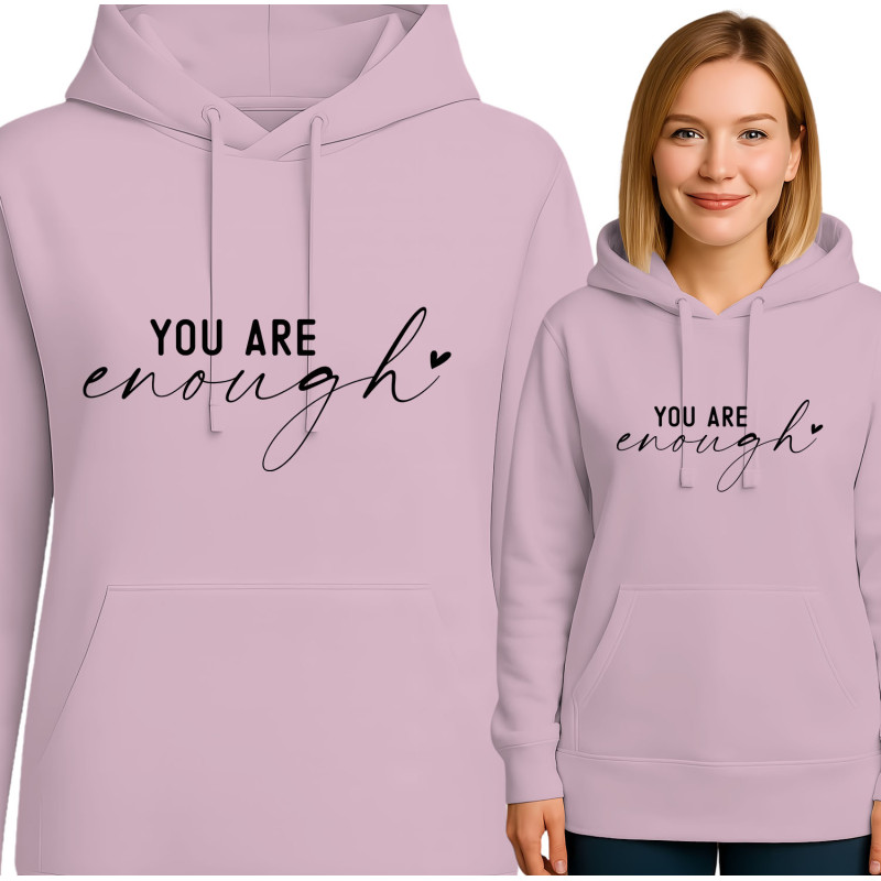 Inspirerende Hoodie - Je Bent Genoeg