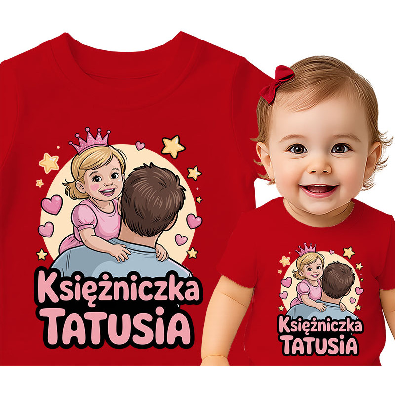 Cute Father-Daughter Matching T-Shirt
