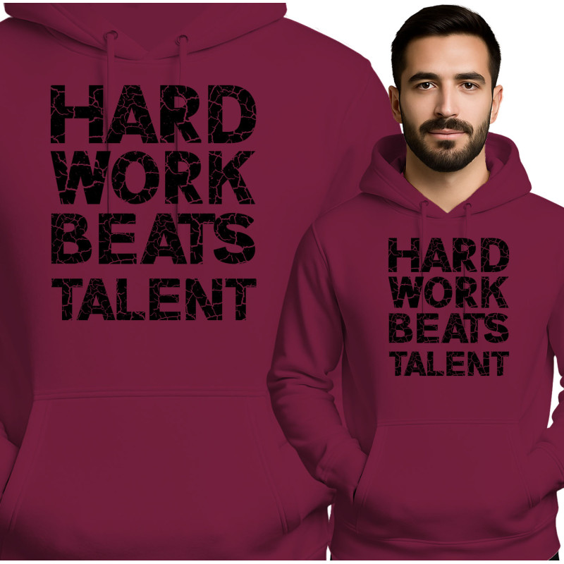 Hard Work Beats Talent Hoodie