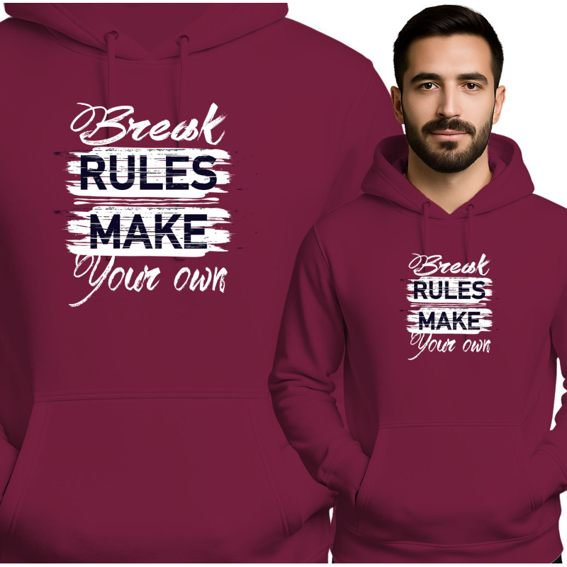 Bluza męska  'Break the Rules Make your own'