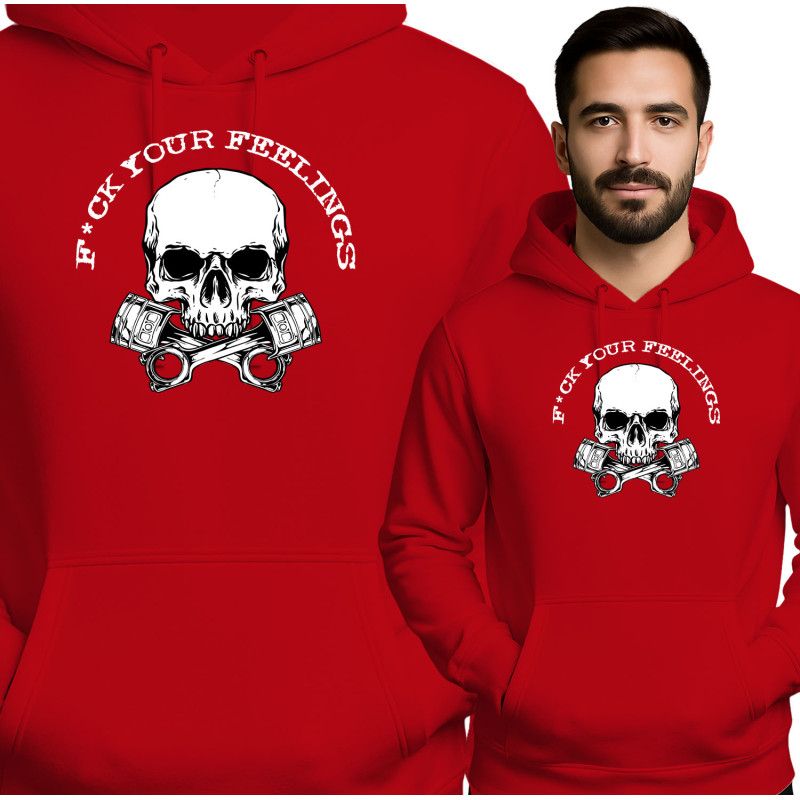 F*ck Your Feelings Hoodie - Red