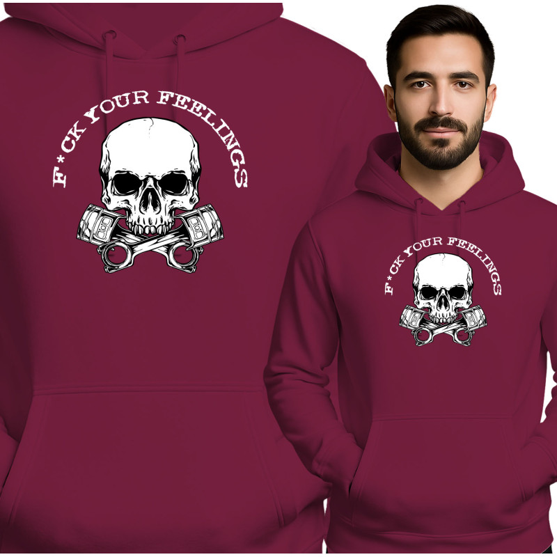 F*ck Your Feelings Hoodie - Red