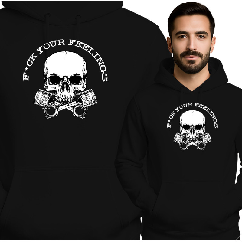 F*ck Your Feelings Hoodie - Rood