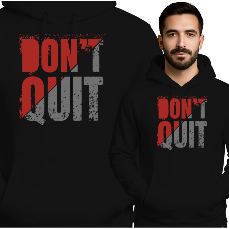 Bluza męska 'Don't Quit'