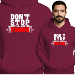Motiverende Hoodie: Stop...