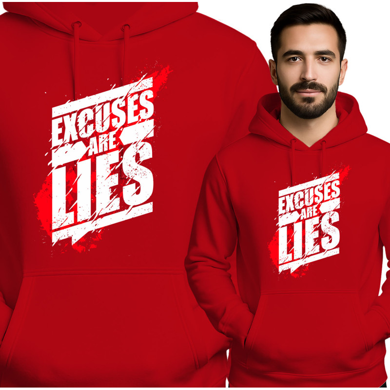Bluza męska 'Excuses Are Lies'