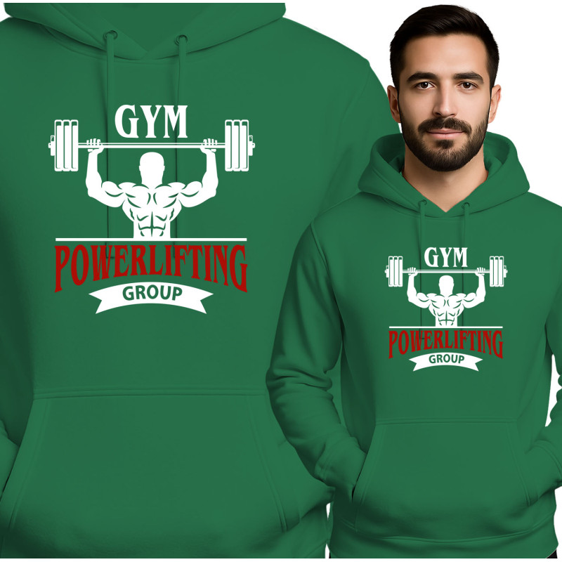 Bluza męska 'Gym Powerlifting'