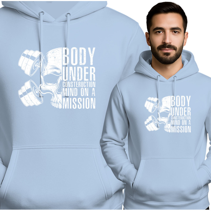 Bluza męska 'Body Under Construction'