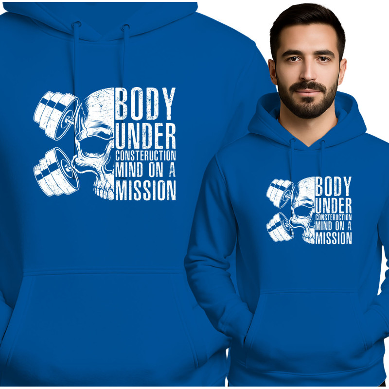 Bluza męska 'Body Under Construction'