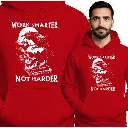 Bluza męskan 'Work Smarter Not Harder '
