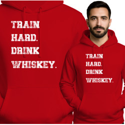 Bluza męska 'Train Hard, Drink Whiskey '