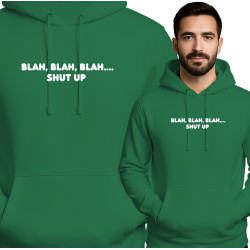 Bluza męska 'Blah Blah Blah.... Shut Up'