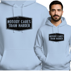 Bluza męska 'Nobody Cares Train Harder'