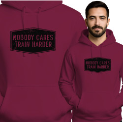 Bluza męska 'Nobody Cares Train Harder'