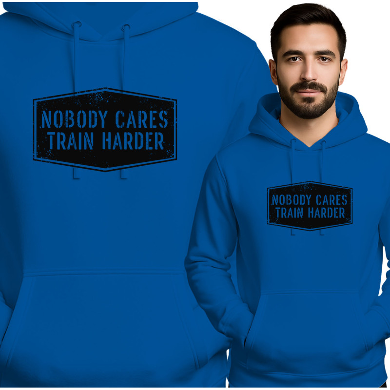 Bluza męska 'Nobody Cares Train Harder'