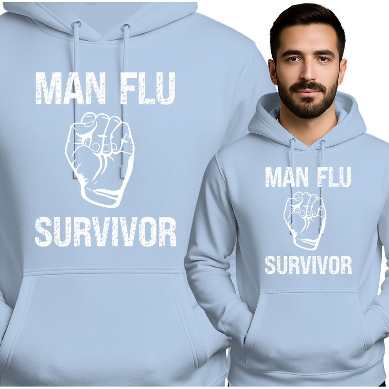 Man Flu Survivor Hoodie