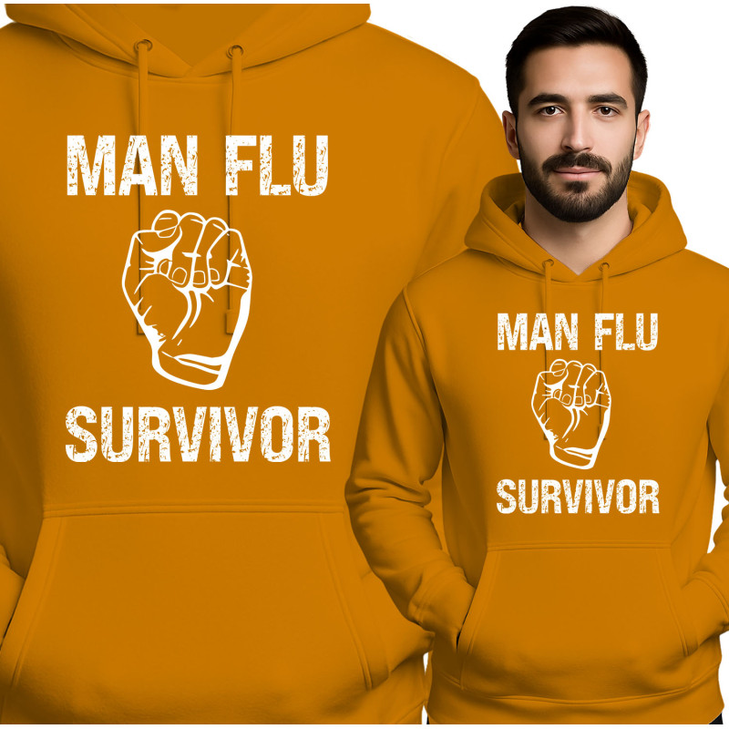 Man Flu Survivor Hoodie