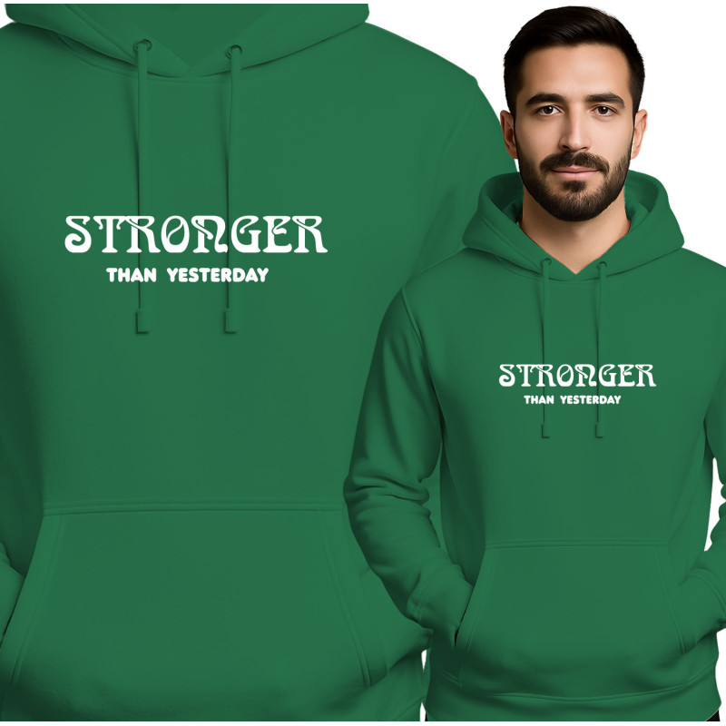 Bluza męska 'Stronger Than Yesterday'