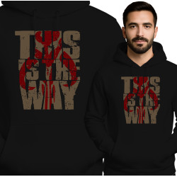 Dappere Rode Hoodie - Dit is de Weg