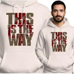 Dappere Rode Hoodie - Dit is de Weg