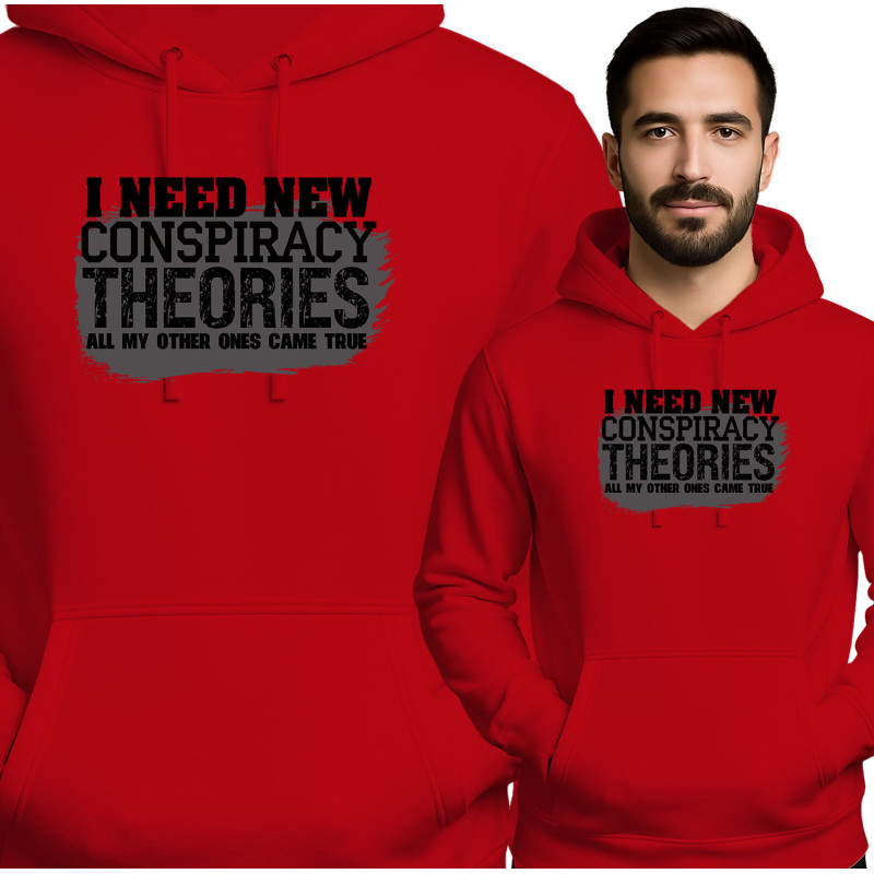 Bluza męska 'I Need New Conspiracy Theories'