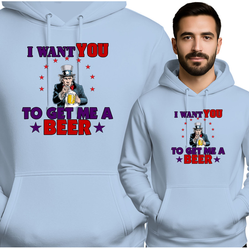 Bluza męska 'I Want You to Get Me a Beer'