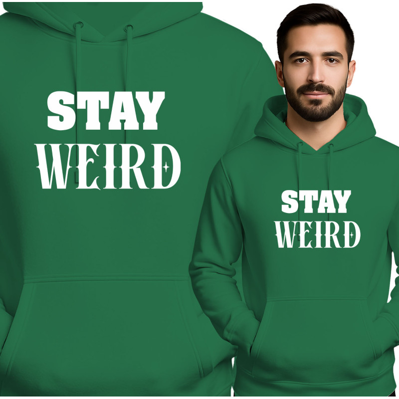 Bluza męska 'Stay Weird'
