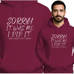 Bluza męska 'Sorry! It Was Me'