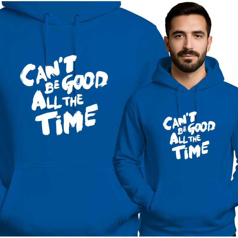 Stylish Red Hoodie - Can't Be Good All the Time