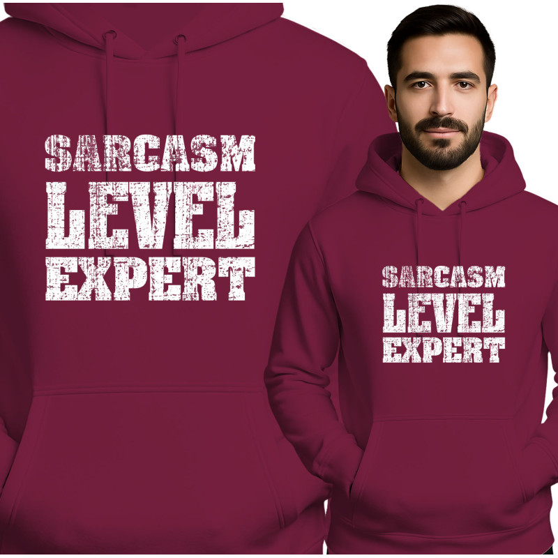 Bluza męska 'Sarcasm Level Expert'