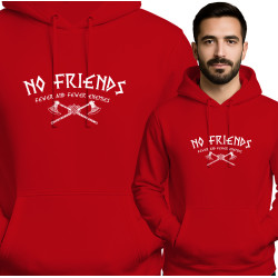 No Friends Hoodie -...