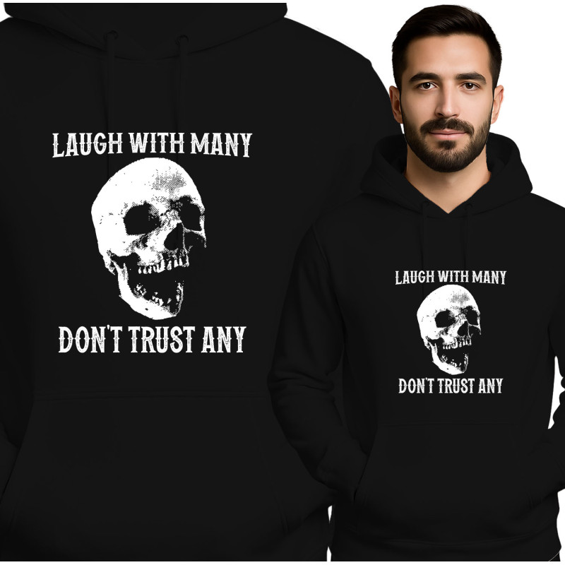 Skelet Hoodie - Lach met velen