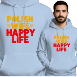 Bluza męska 'Polish Wife, Happy Life'