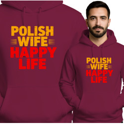 Bluza męska 'Polish Wife, Happy Life'