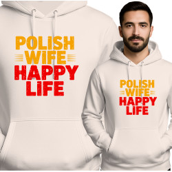 Bluza męska 'Polish Wife, Happy Life'