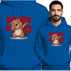 Bluza męska 'Happy Beaver'