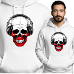 Skull Headphone Hoodie