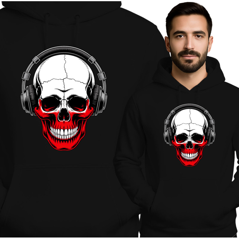 Skull Headphone Hoodie