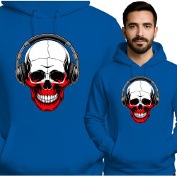 Skull Headphone Hoodie