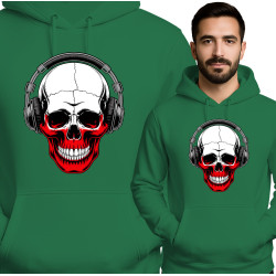 Skull Headphone Hoodie