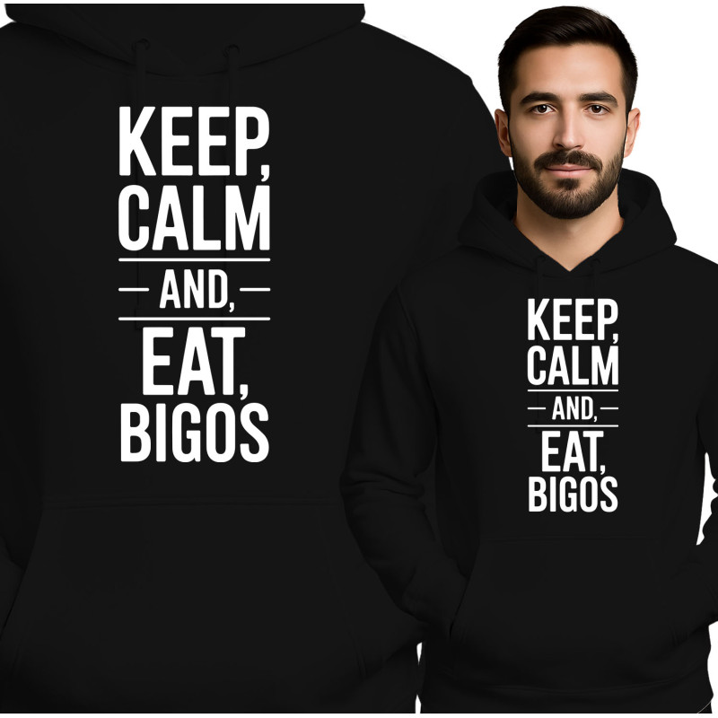 Bluza męska 'Keep Calm and Eat Bigos'