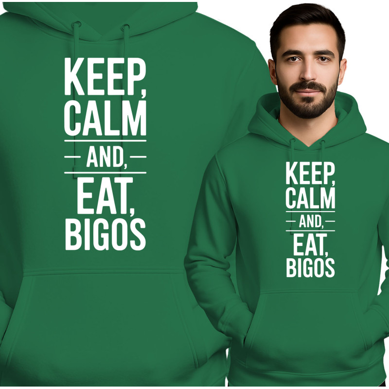 Bluza męska 'Keep Calm and Eat Bigos'