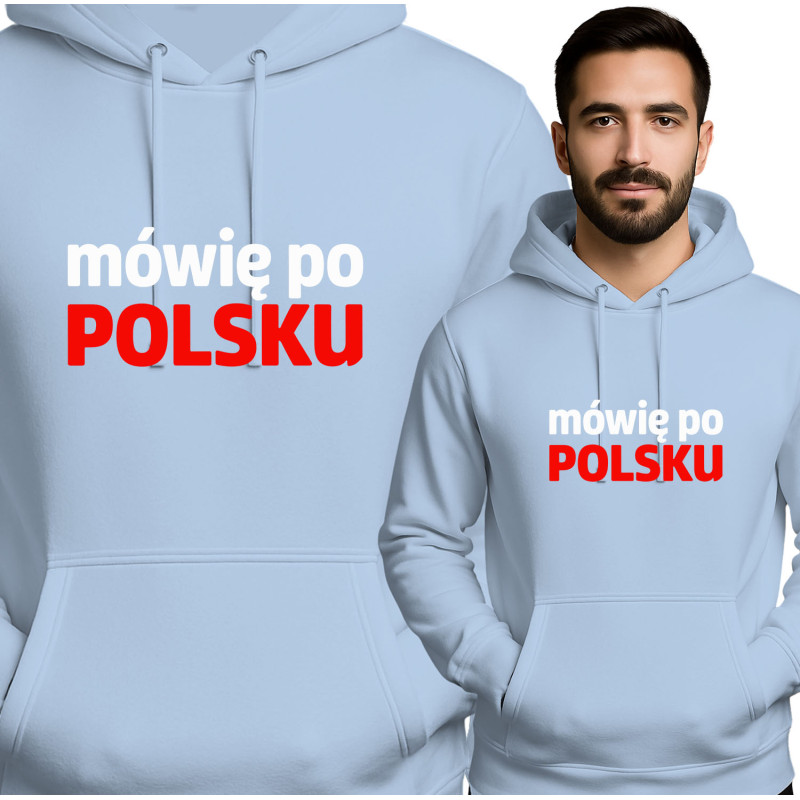 Bluza męska 'mówię po POLSKU'