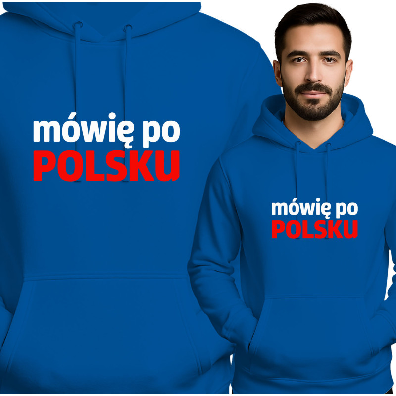 Bluza męska 'mówię po POLSKU'